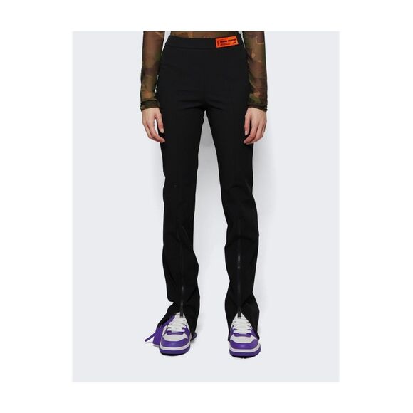 Heron Preston Gabardine Stretch Zip Pants Black size 44 (US 12) - Picture 1 of 10